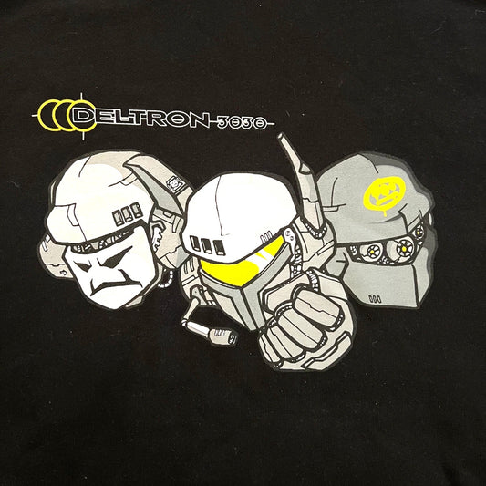 3 Helmets Men's Hoodie, Black