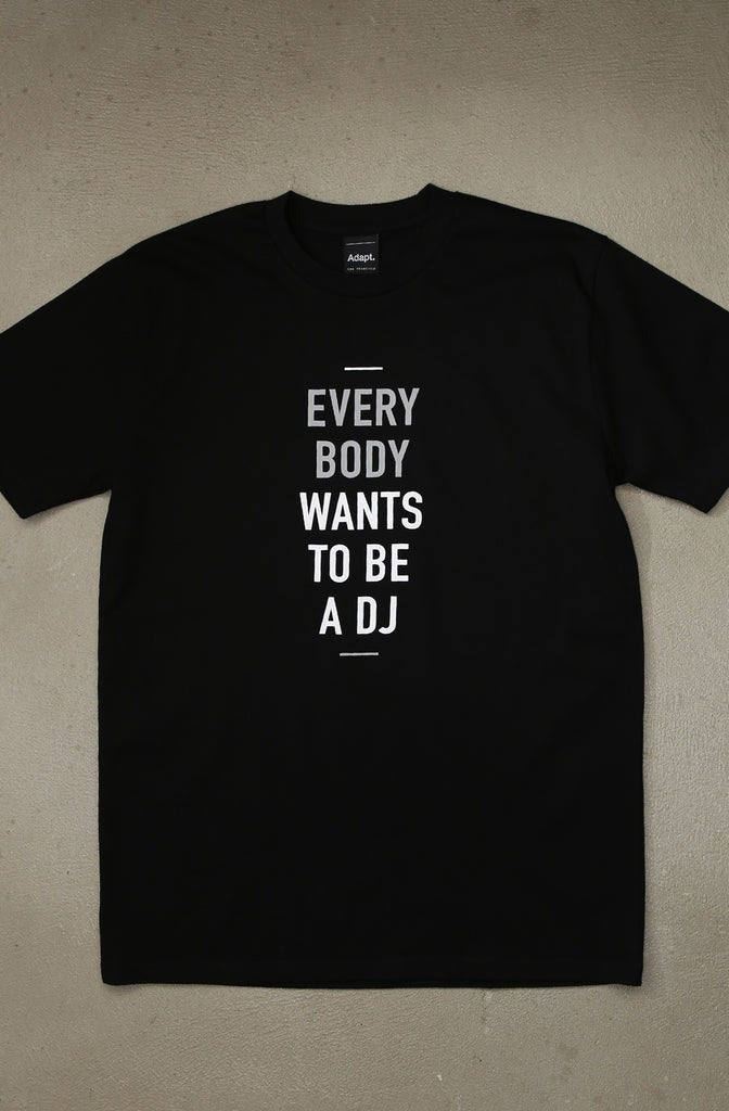 Deltron x Adapt  - DJ Men's Shirt, Black