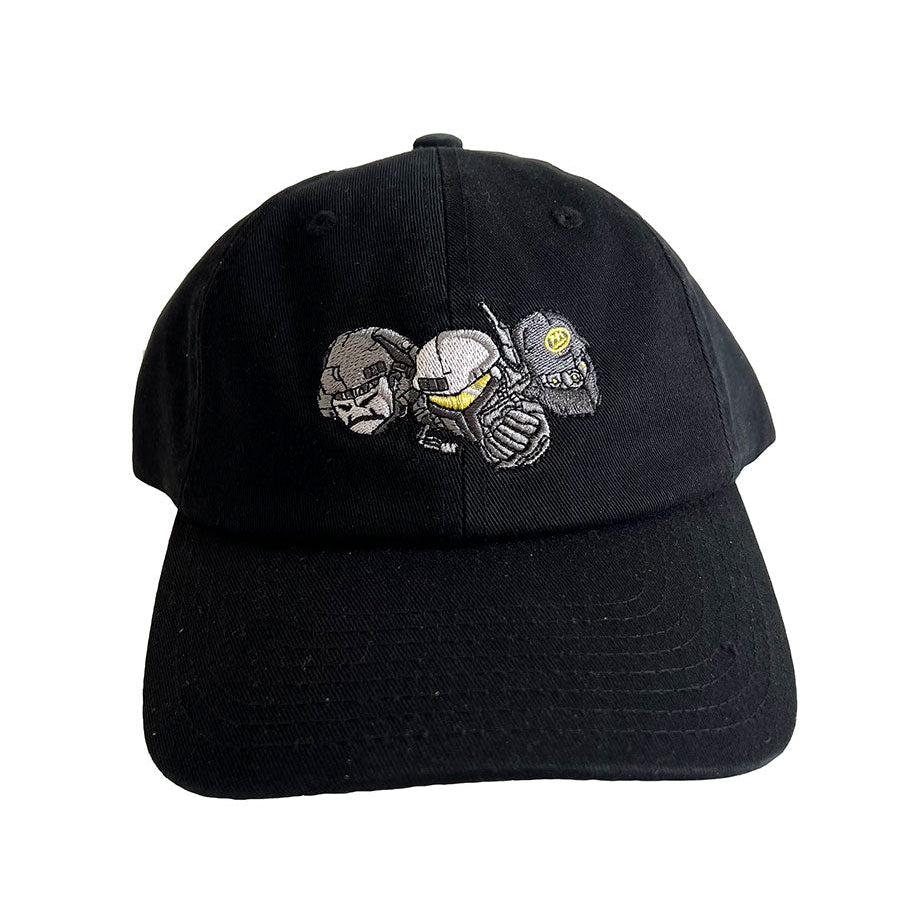 Deltron 25th Anniversary Tour 3 Helmets Dad Hat