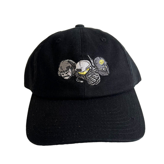 Deltron 25th Anniversary Tour 3 Helmets Dad Hat