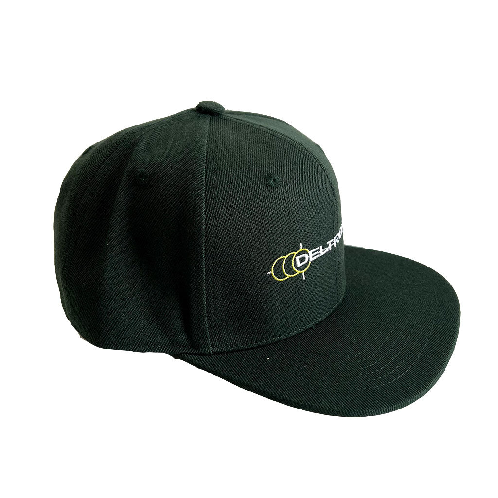 Deltron 25th Anniversary Tour Logo Snapback Cap, Forest Green